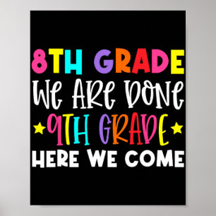 Affiche Graduation 9e année Nous venons