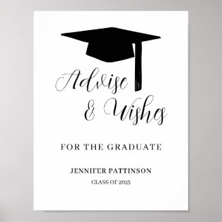 Affiche Graduation Advise & Wishes Graduate