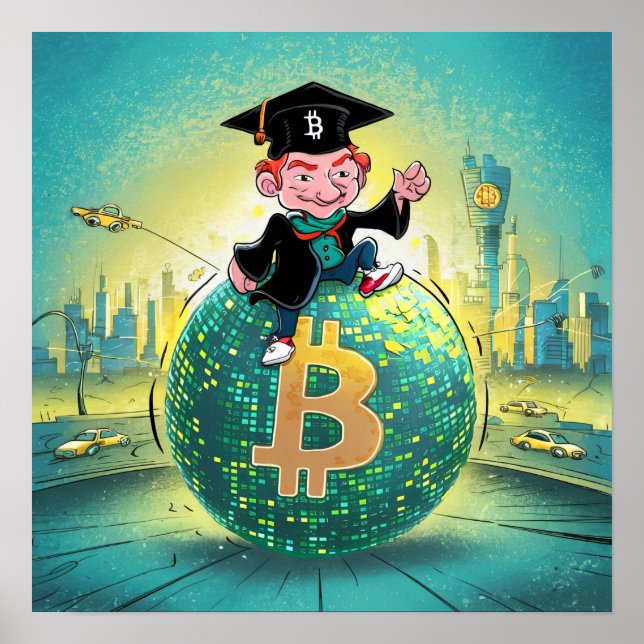 Affiche Graduation Bitcoin (Devant)