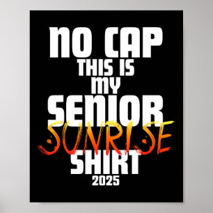 Affiche Graduation Cl 2025 - Pas de Casquette C'Est Mon Su