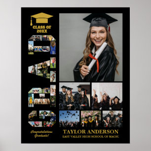 Affiche Graduation Day Grad Class Senior do-it-yourself Ph