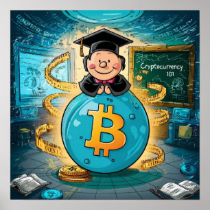 Affiche Graduation de crypto-monnaie