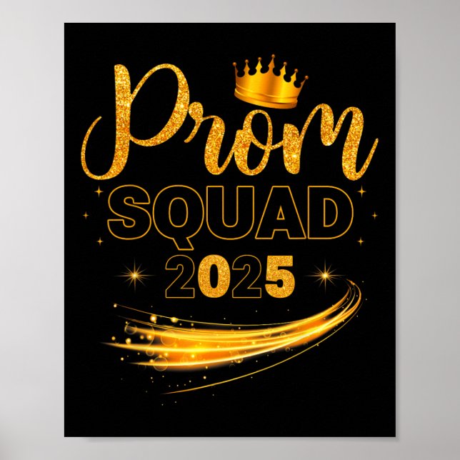 Affiche Graduation De L'Équipe De Prom Cl De 2025 Partie C (Devant)