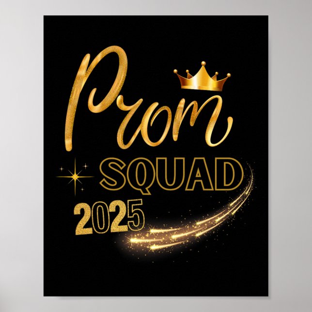 Affiche Graduation De L'Équipe De Prom Cl De 2025 Partie C (Devant)