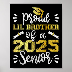 Affiche Graduation Fière Lil Frère D'Un Shir Senior 2025