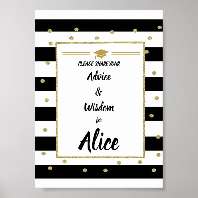 Affiche GRADUATion signe Conseils et sagesse (Devant)
