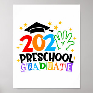 Affiche Gradué Préscolaire 2025 Cl De 2025 Enfants