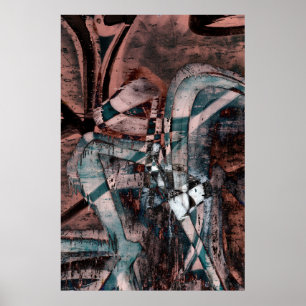 Affiche graffiti Abstrait