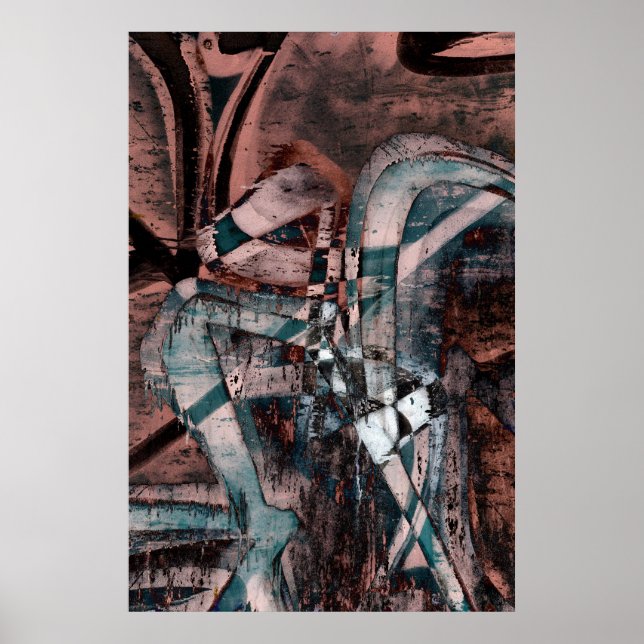 Affiche graffiti Abstrait (Devant)