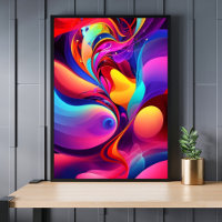 Graffiti Abstrait Melody Modern Art Fusion Imprime