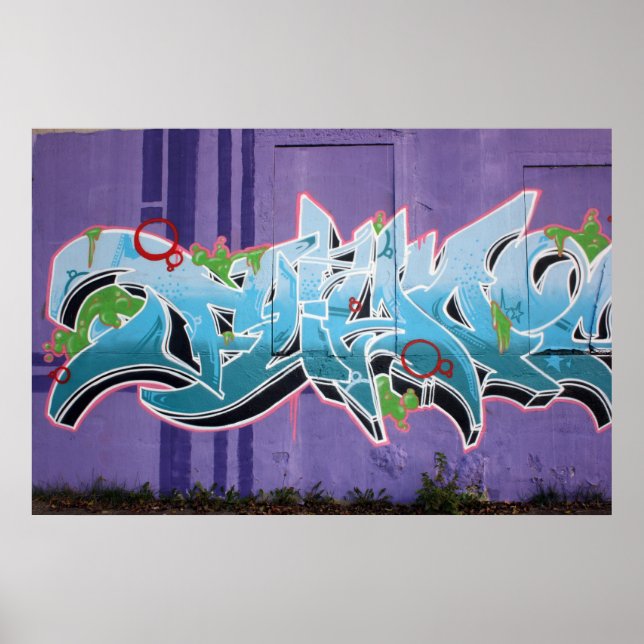 Affiche Graffiti, Berlin, Allemagne (Devant)