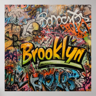 Affiche Graffiti Brooklyn