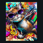 Affiche Graffiti Cat : Spray peint chat : art de rue taby<br><div class="desc">Transformez votre espace en galerie d'art urbain grâce à notre affiche de chat inspirée par les graffitis et à notre téléchargement numérique ! Cette oeuvre captivante présente un chef-d'oeuvre félin créé dans un style de graffiti de rue dynamique, apportant une touche artistique et pointue à n'importe quelle pièce. Pour les...</div>