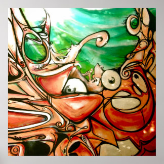 Affiche Graffiti - Ce qui se cache sous