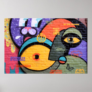 Affiche Graffiti d'Amsterdam