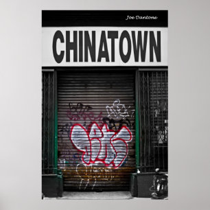 Affiche Graffiti de Chinatown