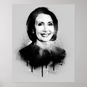 Affiche Graffiti de Nancy Pelosi