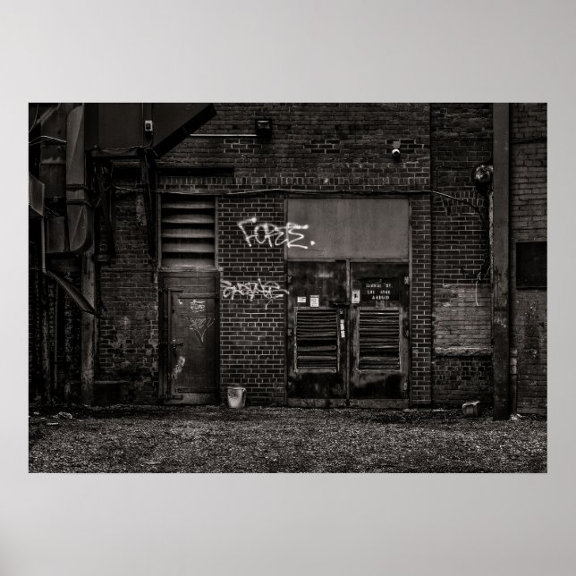 Affiche Graffiti de ruelle n° 3 (Devant)