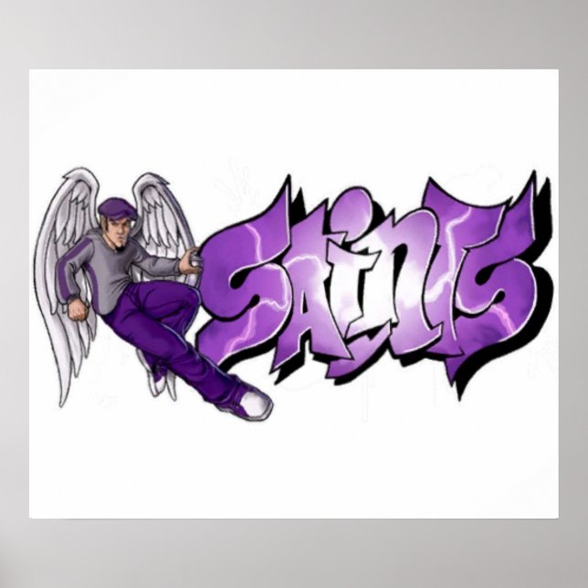 Affiche Graffiti de Saints Row (Devant)