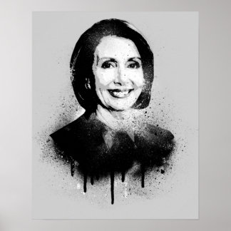Affiche Graffiti Nancy Pelosi