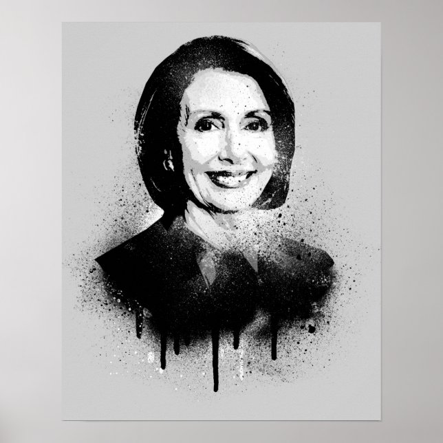 Affiche Graffiti Nancy Pelosi (Devant)