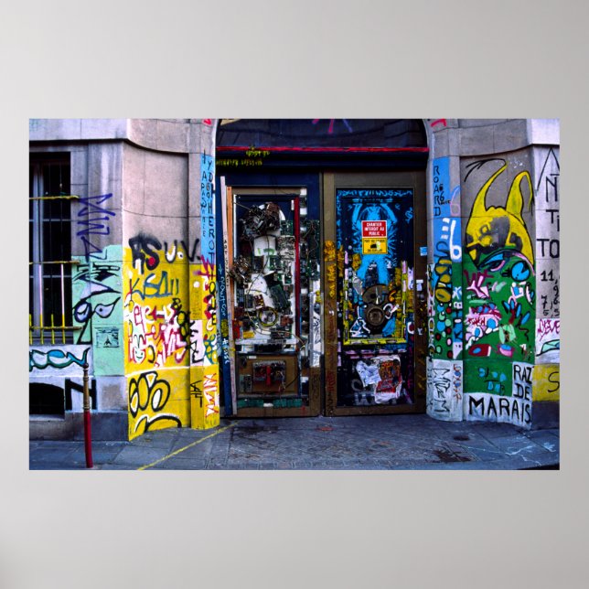 Affiche Graffiti, Paris (Devant)