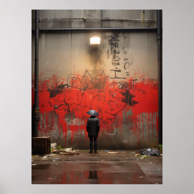 Affiche Graffiti street art (Devant)