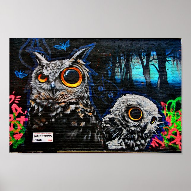 Affiche Graffiti Street Art Camden Town London (Devant)