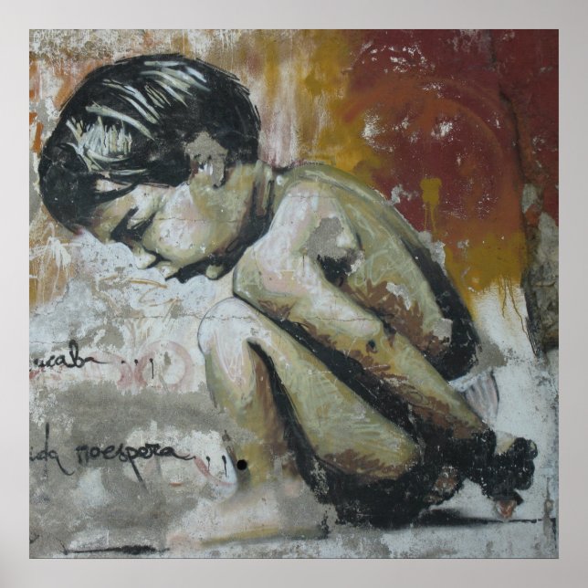 Affiche Graffiti urbain (Devant)