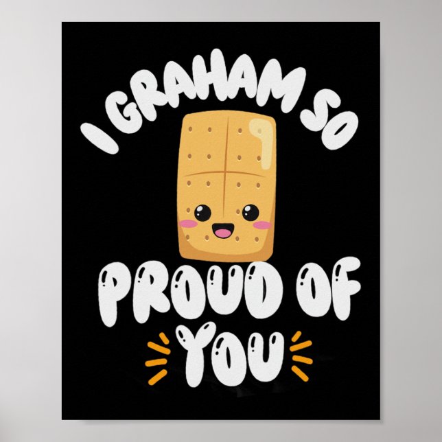 Affiche Graham Tellement Fier De Vous Surveiller Test État (Devant)