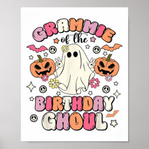 Affiche Grammie De L'Anniversaire Ghoul Super Halloween Gh