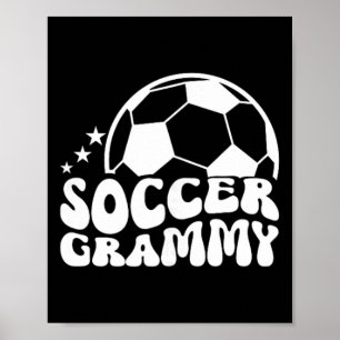 Affiche Grammy de footballeur Groovy Grammy de footballeur