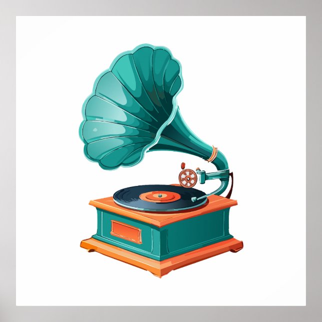 Affiche Gramophone (Devant)