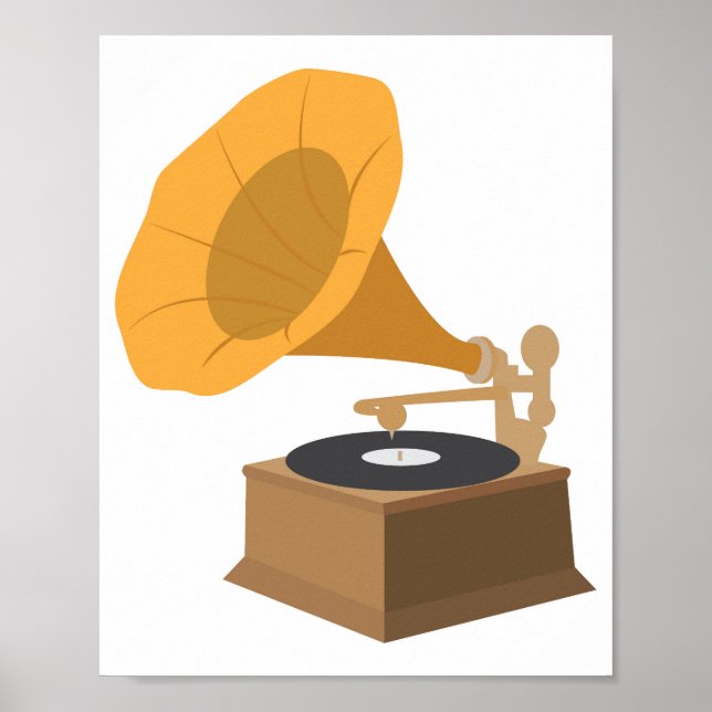 Affiche Gramophone (Devant)