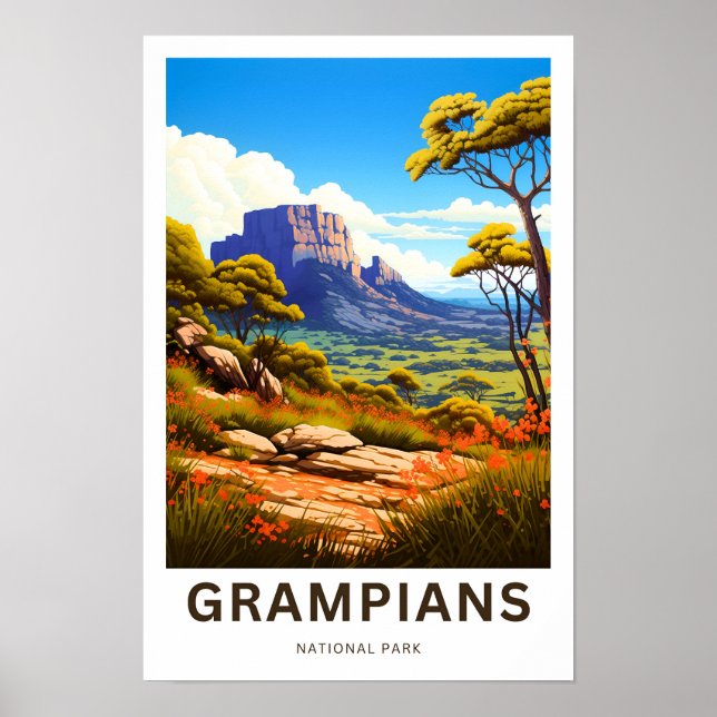 Affiche Grampians National Park Travel Imprimer (Devant)