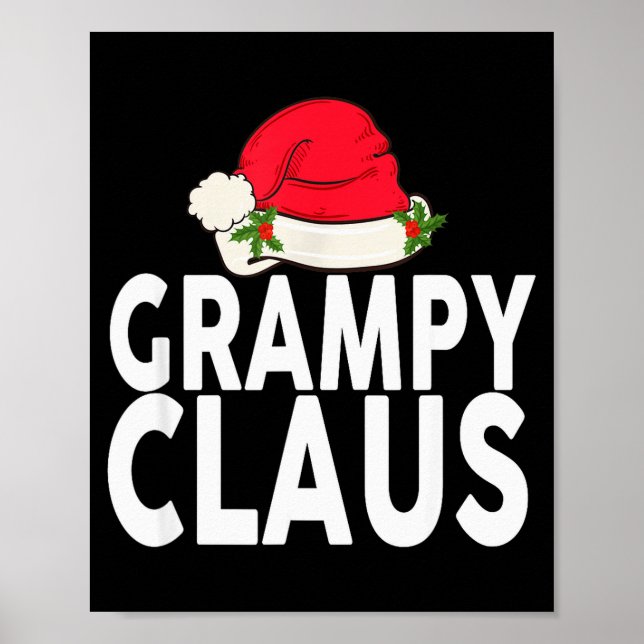 Affiche Grampy Claus Christmas Family Group Matching Pajam (Devant)