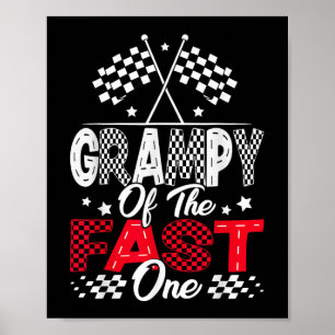 Affiche Grampy Du Fast One Premier Anniversaire Voiture De