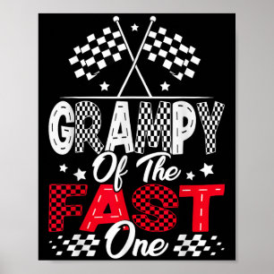 Affiche Grampy Du Fast One Premier Anniversaire Voiture De