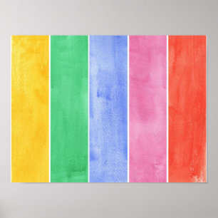 Affiche grand arrière - plan d'aquarelle - peintures 4
