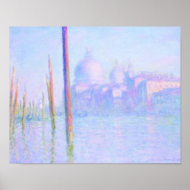 Affiche Grand Canal à Venise (par Claude Monet) (Devant)