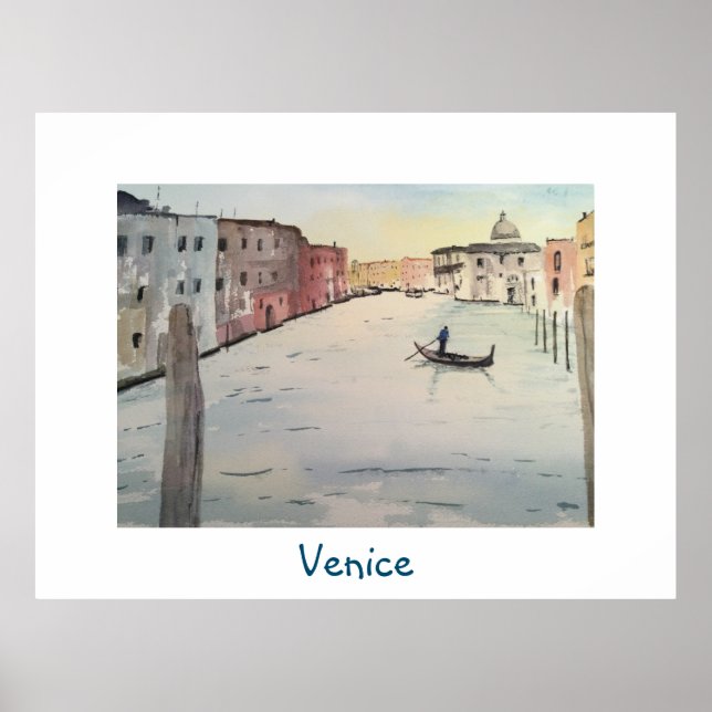 Affiche Grand Canal de Venise (Devant)