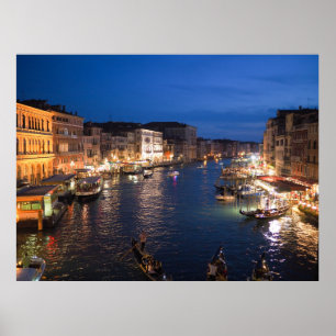 Affiche Grand Canal de Venise Italie