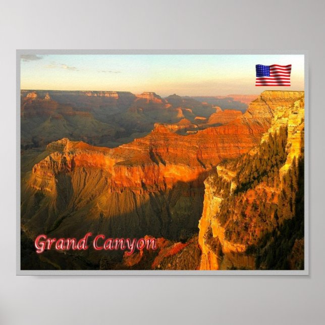 Affiche Grand Canyon - États-Unis - (Devant)