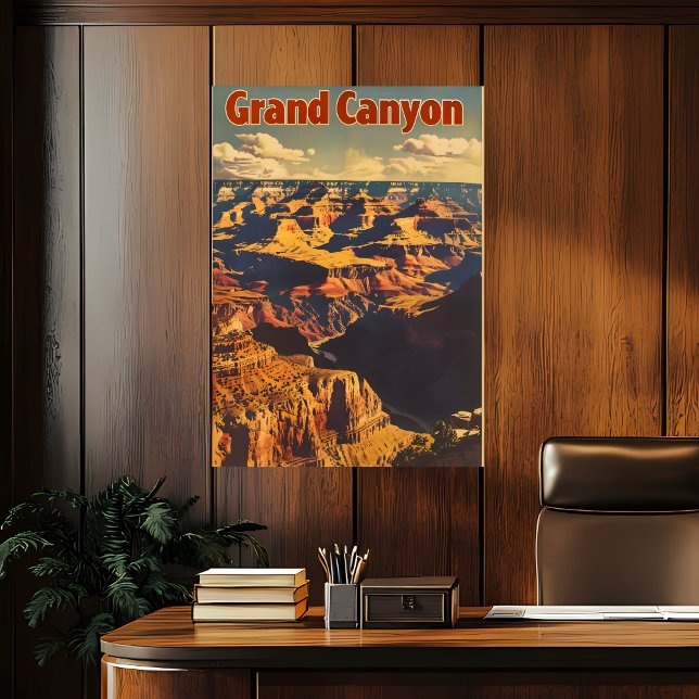 Affiche Grand Canyon Vintage voyage (Créateur téléchargé)