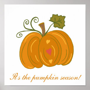 Affiche Grand citrouille classique