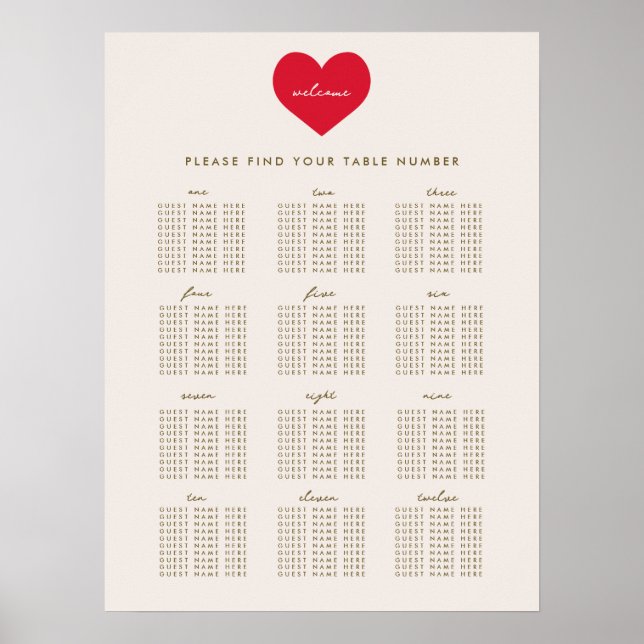 Affiche Grand coeur (Devant)