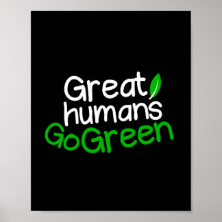 Affiche Grand devenez écolo humain