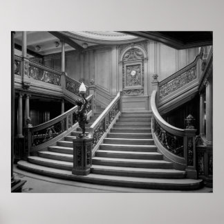 Affiche Grand escalier olympique RMS - Personnalisé