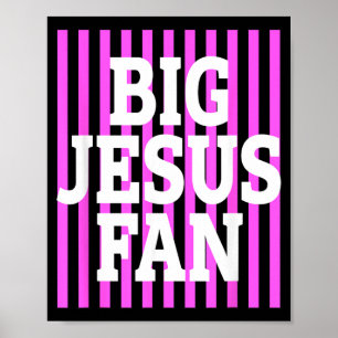 Affiche Grand fan de Jésus rayé Grand fan de Jésus Prépa