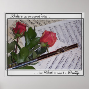 Affiche Grand Flutist